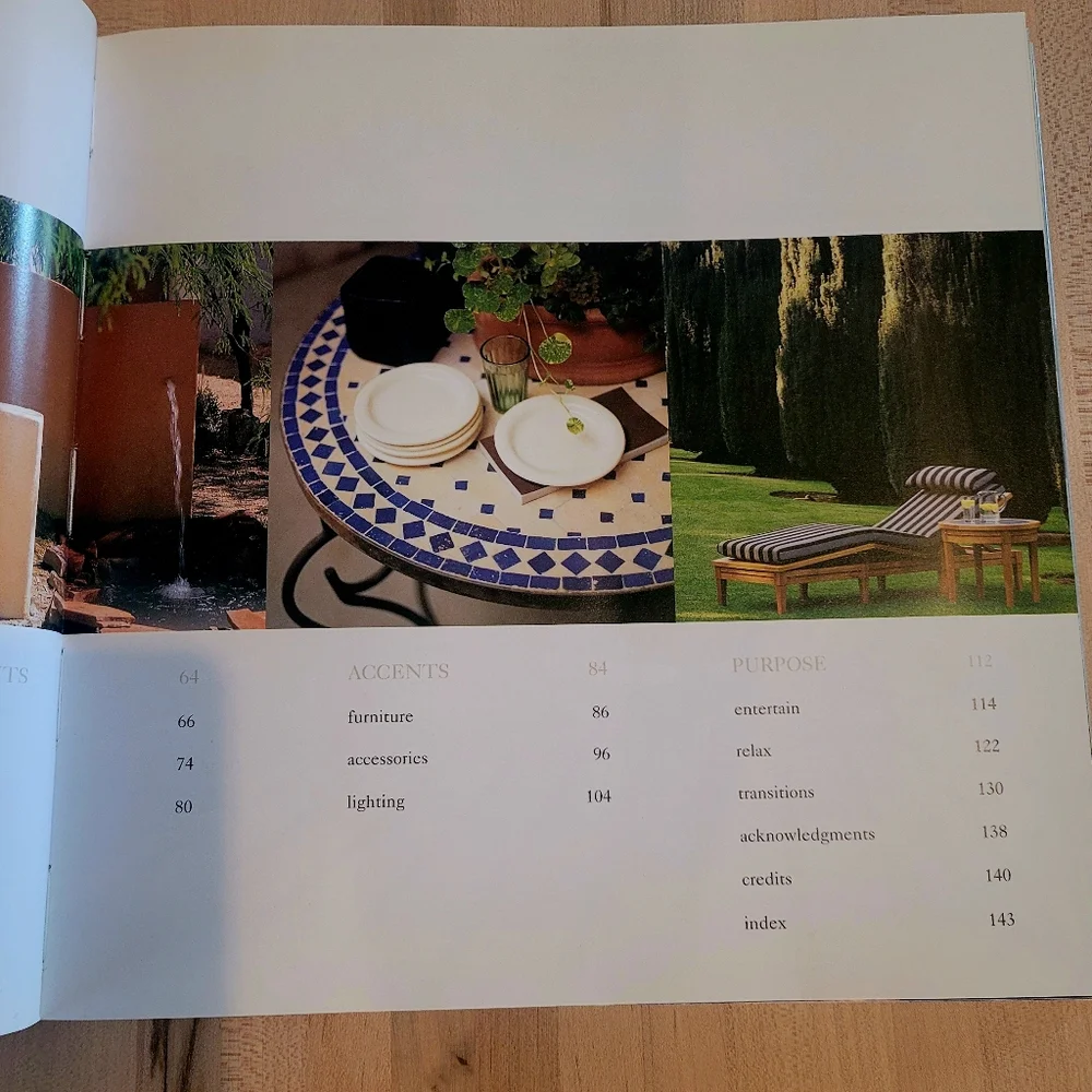 Outdoor Spaces Softback Book. 10